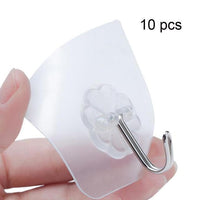 1/5/10 Pcs Strong Home Kitchen Hooks Transparent Suction Cup Sucker Wall Hooks Hanger For Kitchen Bathroom Wholesale Price A90 - eshop.chat