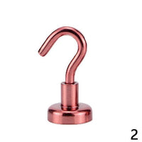 1pc Powerful Magnetic Hook Super Heavy Neodymium Rare Earth Magnet Holder Refrigerator Surfaces Storage Home Kitchen Accessoies