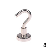 1pc Powerful Magnetic Hook Super Heavy Neodymium Rare Earth Magnet Holder Refrigerator Surfaces Storage Home Kitchen Accessoies