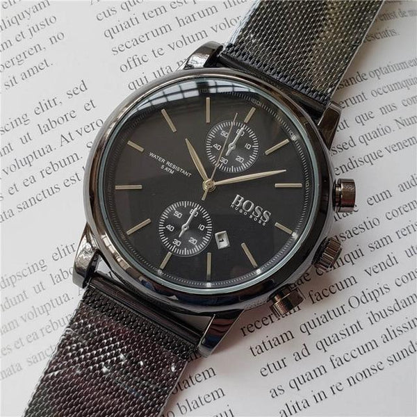 2019 Boss Luxury Top Brand Watches Men's Wrist Watches Men's Watches Stainless Steel Casual Quartz Analog Date Quartz Watches