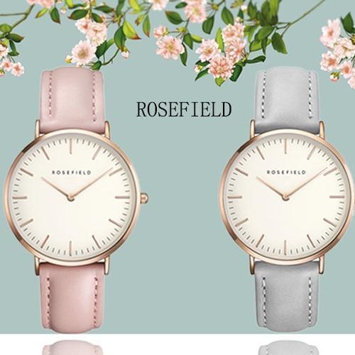 2019 New Brand ROSEFIELD Modern Fashion Women's Watches Female Quartz Watch Male Casual Wristwatch Waterproof Wristwatch Gift