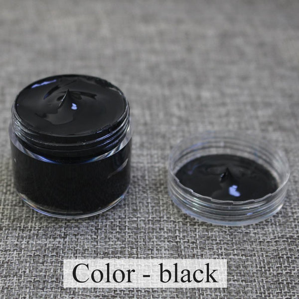 30ml Black leather paint specially used for painting leather sofa, bags, shoes and clothes etc with good effect