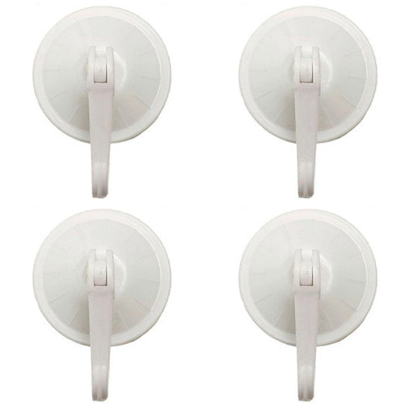 4Pcs 5.5cm Bathroom Seamless Strong Removable Holder Suction Cup Hook Round Hanging Plastic Vacuum