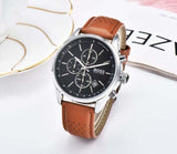 BOSS 2019 Men Watch Leather Automatic Date Quartz Watches Luxury Brand Waterproof Sport Quartz Wristwatches Relogio Masculino