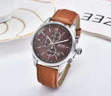 BOSS 2019 Men Watch Leather Automatic Date Quartz Watches Luxury Brand Waterproof Sport Quartz Wristwatches Relogio Masculino