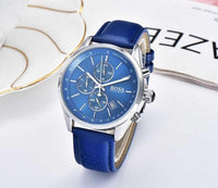 BOSS 2019 Men Watch Leather Automatic Date Quartz Watches Luxury Brand Waterproof Sport Quartz Wristwatches Relogio Masculino