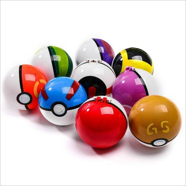 Creative 13 Style Pokemon with 9x Pikachu Poke ball Cosplay Pop-up Poke Ball Kids Toy Gift Hot