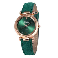 Fashion Women Leather Casual Watch Luxury Analog Quartz Crystal Wristwatch