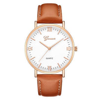 Geneva Classic Hot Luxury Business Unisex Women Ladies Stainless Steel Analog Quartz Analog Wrist Watch Wholesale Dropshipping