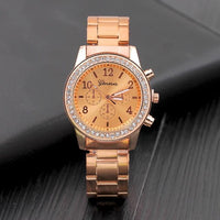 Geneva Classic Luxury Rhinestone Watch Women Watches Fashion Ladies Watch Women's Watches Clock Relogio Feminino Reloj Mujer