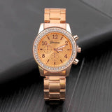 Geneva Classic Luxury Rhinestone Watch Women Watches Fashion Ladies Watch Women's Watches Clock Relogio Feminino Reloj Mujer