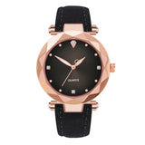 High End Luxury Women Watches Creative Leisure Rhinestone Leather Strap Watch Fashion Female Quartz Wristwatch Clock kol saat #W