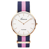 Hot Sale Nylon Strap Style Quartz Women Watch Top Brand Watches Simple Fashion Casual Neutral Wrist Watch Relojes Femme