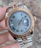 LISM Luxury Brand Mens Watch 41mm SS Black Men Date 2813 Mechanical Automatic Just Top Desinger Mens Watches Wristwatches