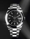 LISM Luxury Brand Mens Watch 41mm SS Black Men Date 2813 Mechanical Automatic Just Top Desinger Mens Watches Wristwatches