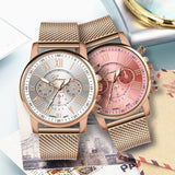 Luxury Quartz Sport Military Stainless Steel Dial Leather Band Wrist Watch