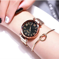 Luxury Women Watches Magnetic Starry Sky Female Clock Quartz Wristwatch Fashion Ladies Wrist Watch reloj mujer relogio feminino