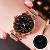 Magnetic Starry Sky Women Wrist Watch 2019 For Ladies Top Brand Luxury Watch Rose Gold relogio feminino Female Clock reloj mujer