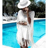 New Sexy Cover Up Bikini Women Swimsuit Cover-up Beach Bathing Suit Beach Wear Knitting Swimwear Mesh Beach Dress Tunic Robe