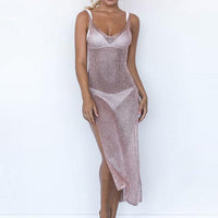 New Sexy Cover Up Bikini Women Swimsuit Cover-up Beach Bathing Suit Beach Wear Knitting Swimwear Mesh Beach Dress Tunic Robe