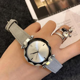 Relojes mujer Women's Watch Fashion Casual Ladies Watches Frosted Leather waterproof Women Watch Quartz Girls Wristwatches Clock