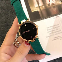 Relojes mujer Women's Watch Fashion Casual Ladies Watches Frosted Leather waterproof Women Watch Quartz Girls Wristwatches Clock