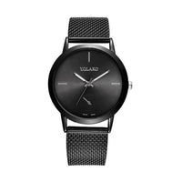 Timezone#501 Fashion Alloy Belt Mesh Watch Unisex women's watches Minimalist Style Quartz Watch